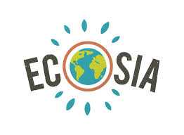 Logo Ecosia moteur de recherche écologique