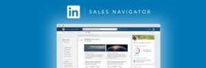 home page LinkedIn sales navigator